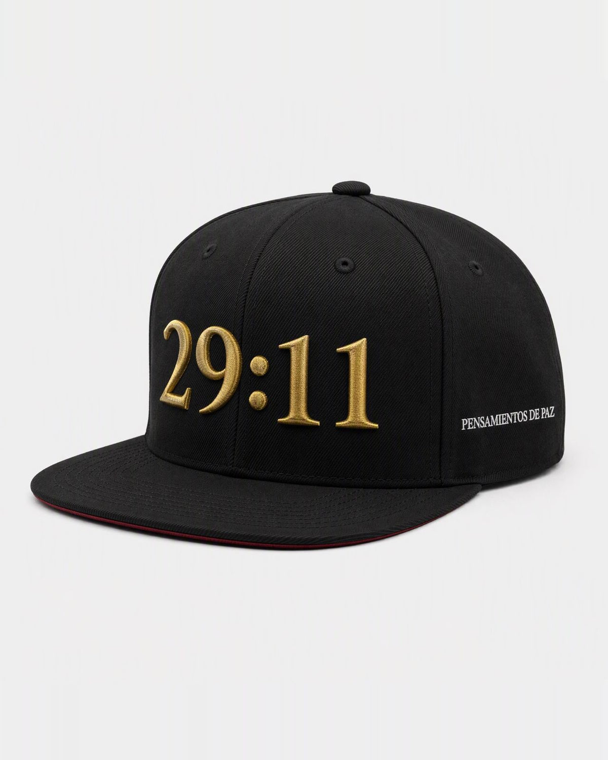 Gorra 29:11 — Plana (flat brim snapback)