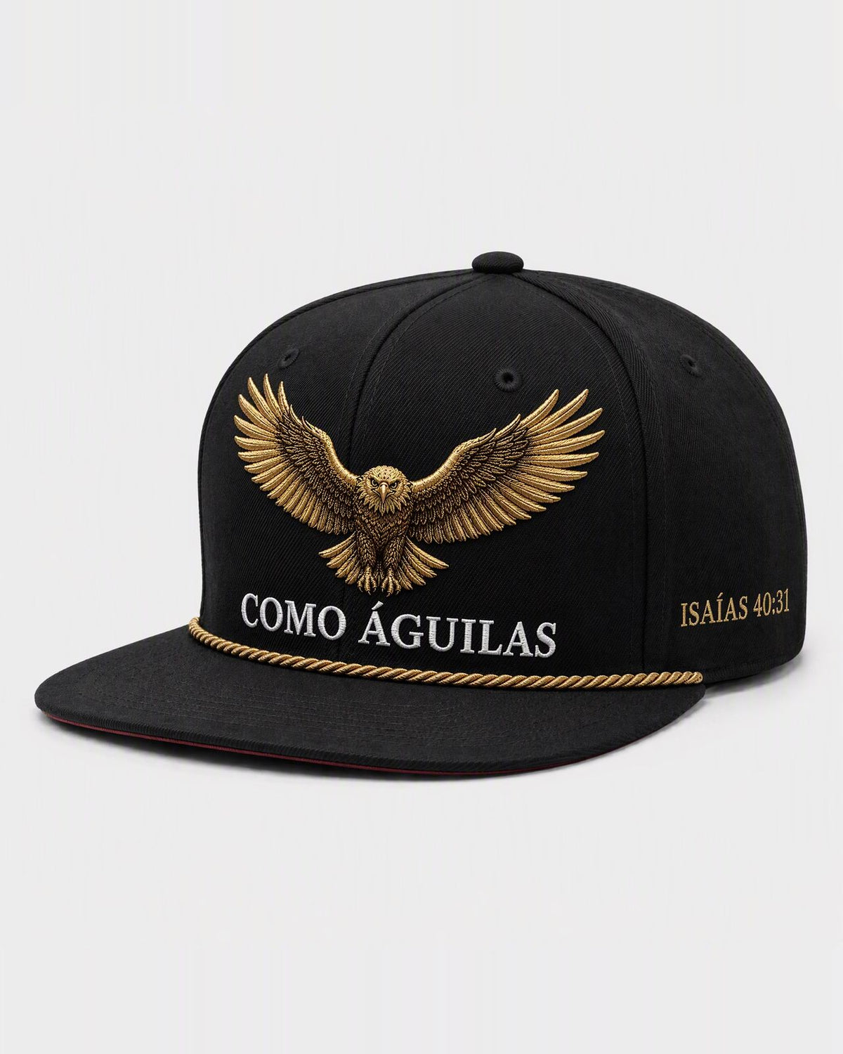 Gorra Como Águilas — Plana (flat brim snapback)