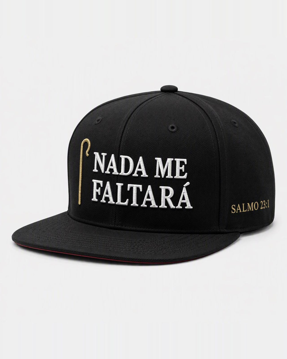 Gorra El Buen Pastor — Plana (flat brim snapback)