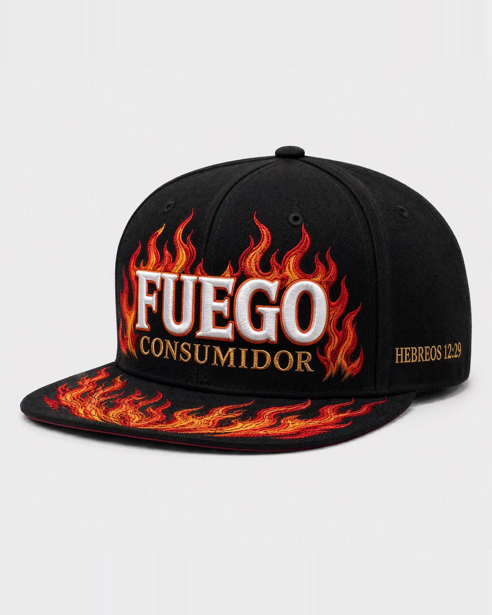 Gorra Fuego Consumidor — Plana (flat brim snapback)