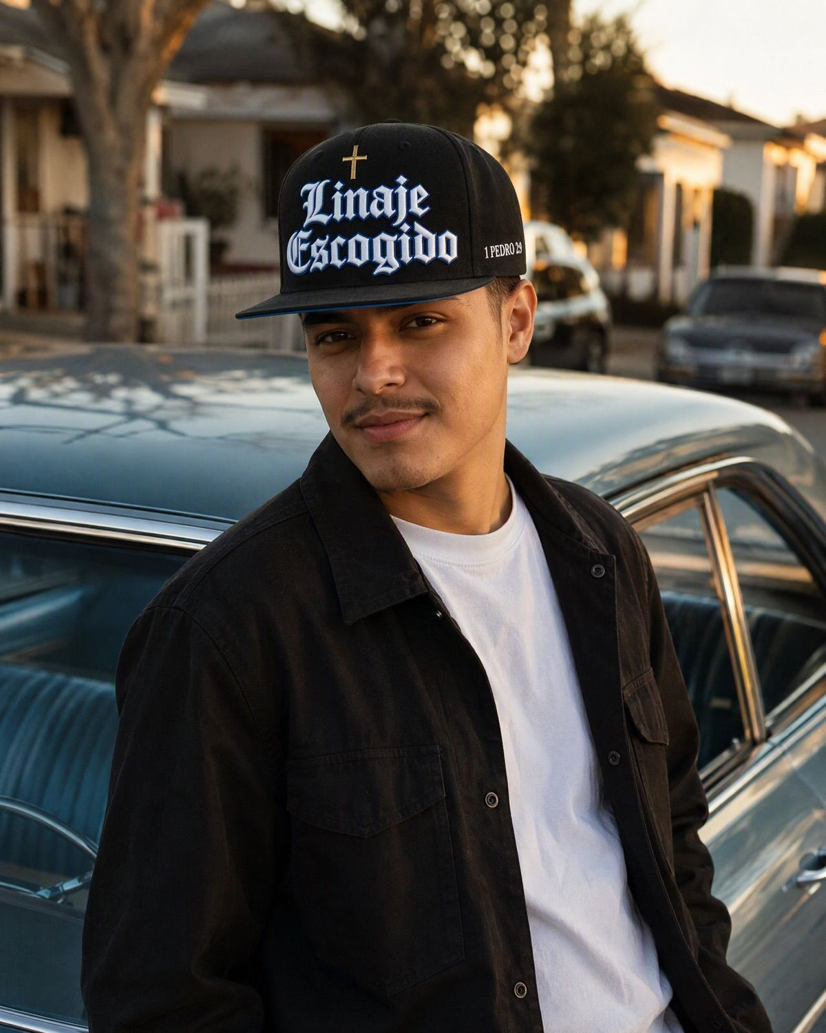 Gorra Linaje Escogido worn