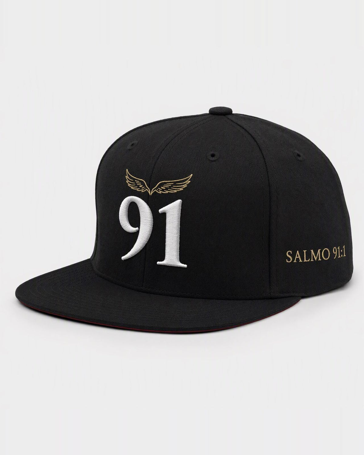 Gorra Salmo 91 — Plana (flat brim snapback)