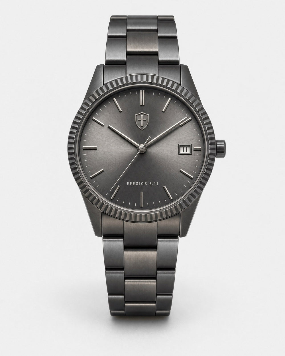 Armadura watch, anthracite grey sunray dial