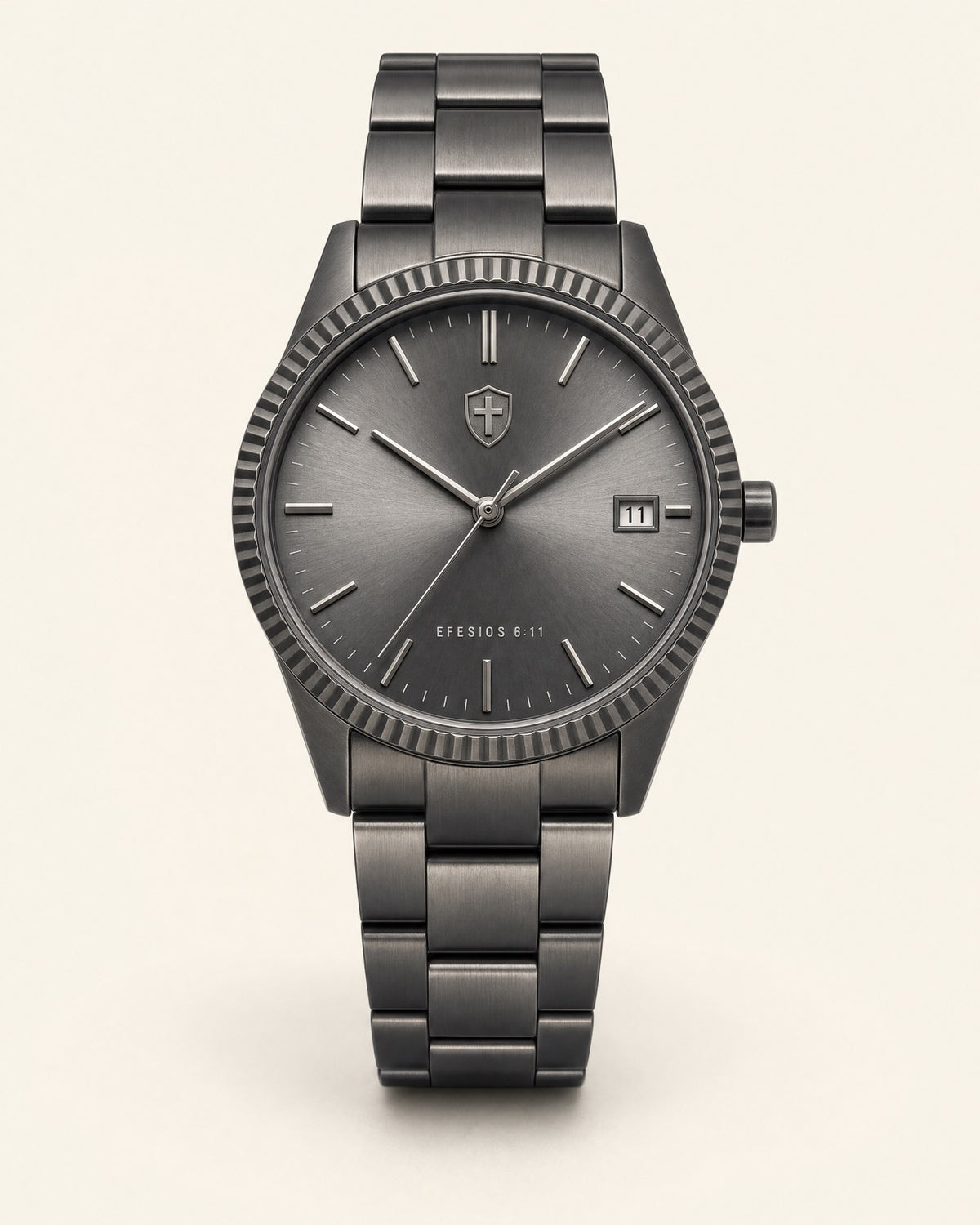 Armadura watch, anthracite grey sunray dial