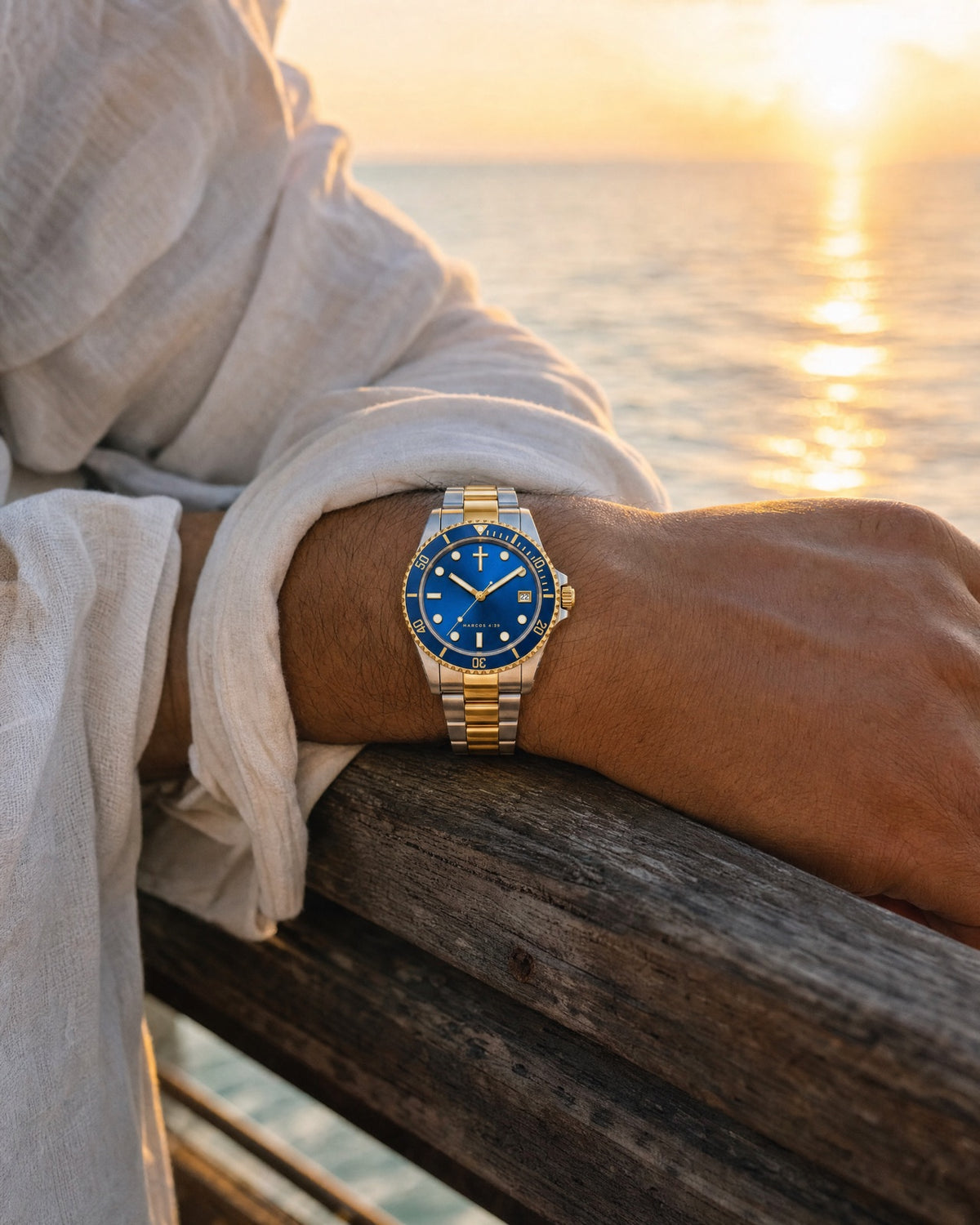 Bonanza watch on the wrist