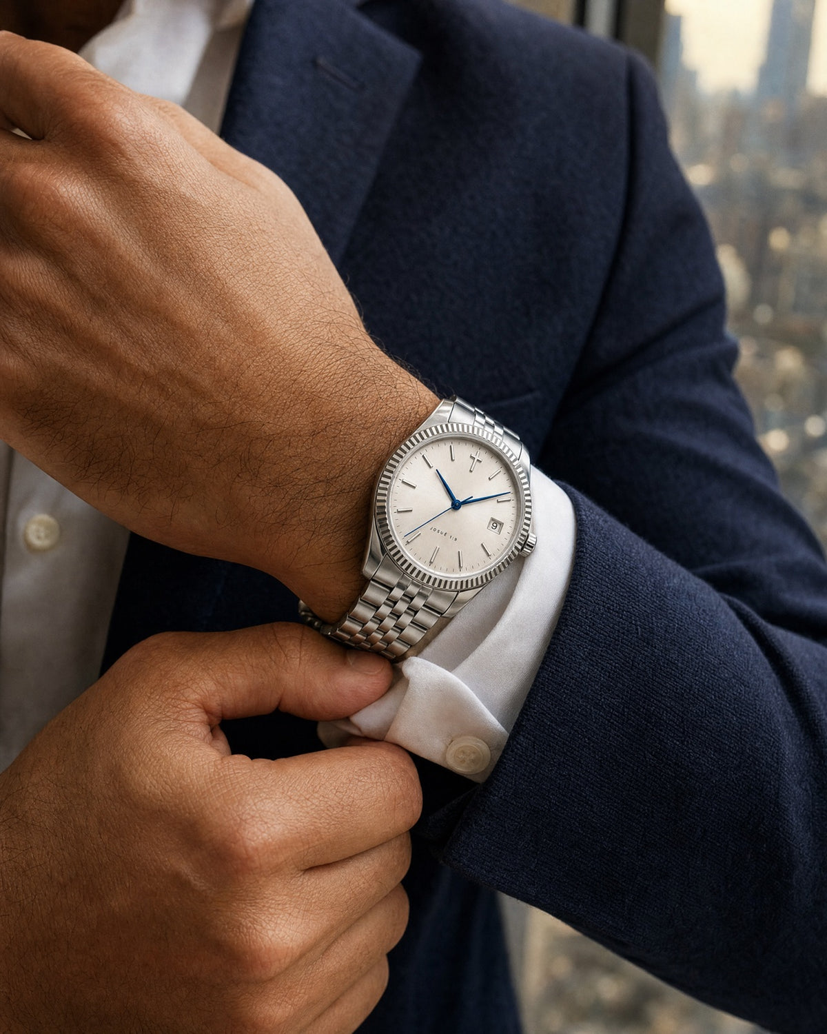 Esfuérzate watch on the wrist