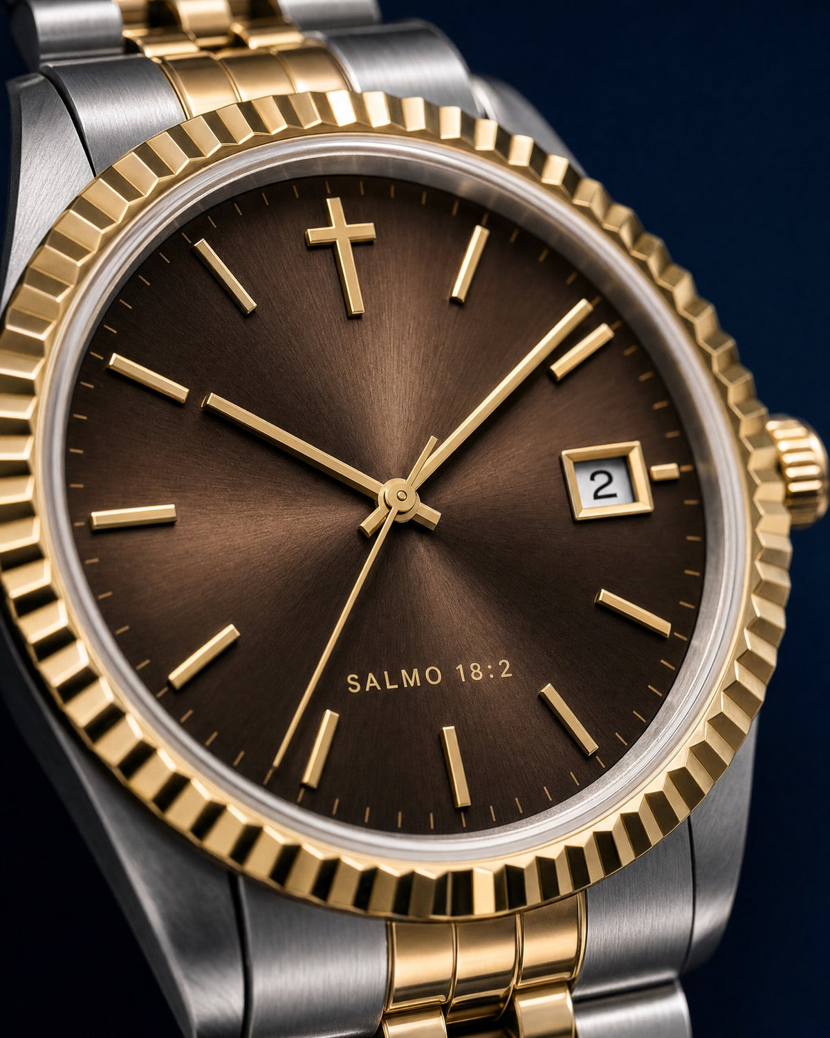 Mi Roca dial close-up with Salmo 18:2