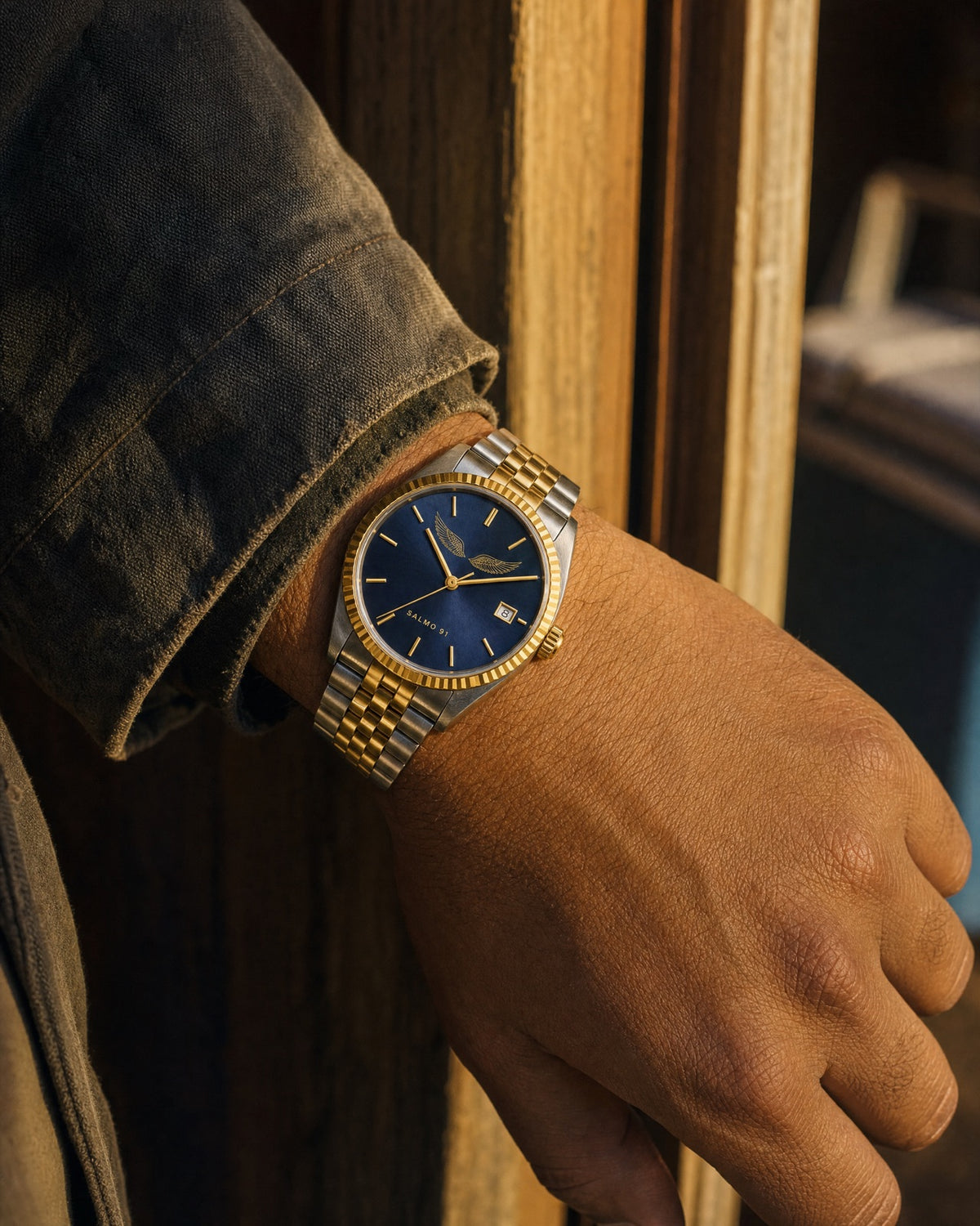 Salmo 91 watch on the wrist