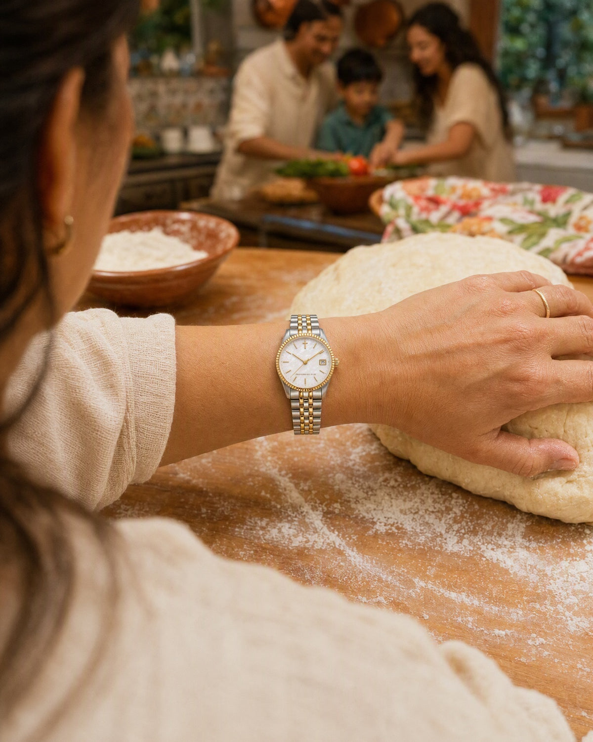 Virtuosa watch on the wrist